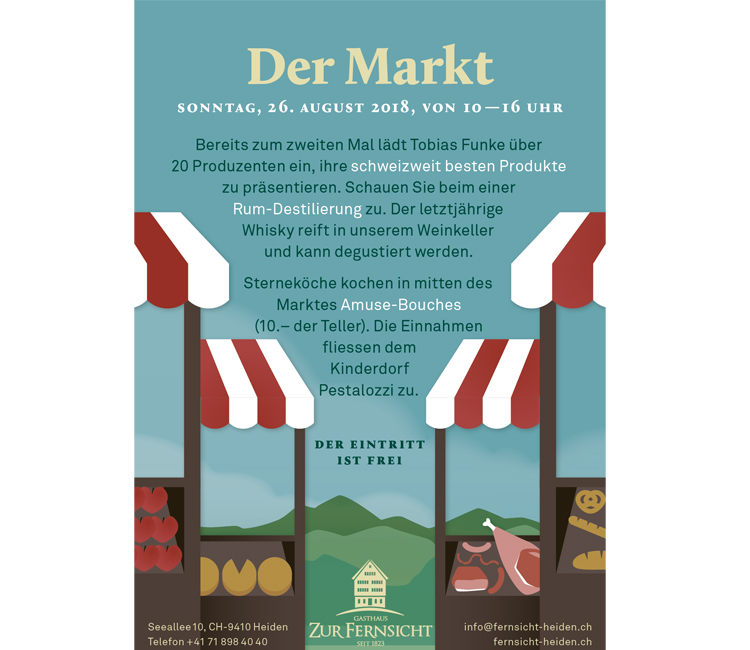 Plakat Markt Zur Fernsicht